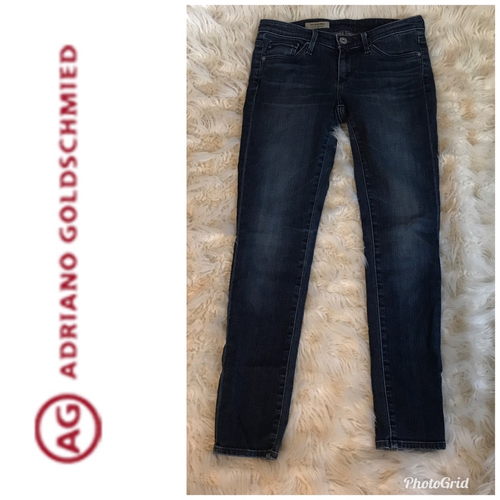 AG Jeans Stevie Ankle Slim Straight GMP Dark Sz 25